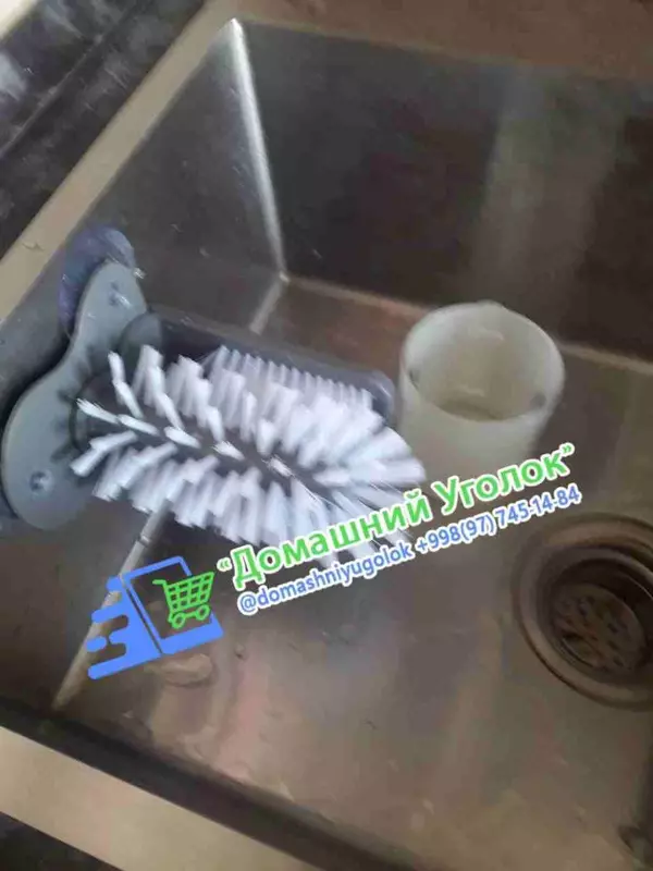 Щетка на присоске для мытья стаканов