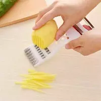 10 000 сум Универсальная вертикальная овощечистка-тёрка 5 в 1.