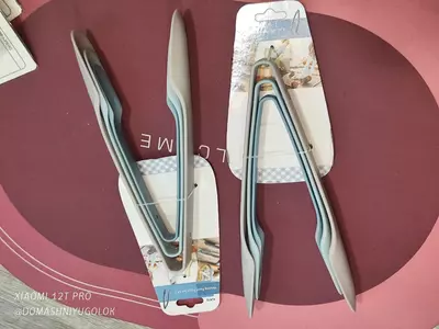 Набор пластиковых кухонных щипцов Majestic Chef 3 в 1 Набор пластиковых кухонных щипцов Majestic Chef 3 в 1