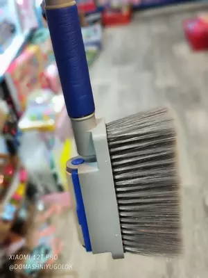 Многоразовый липкий валик-щетка 2 в 1