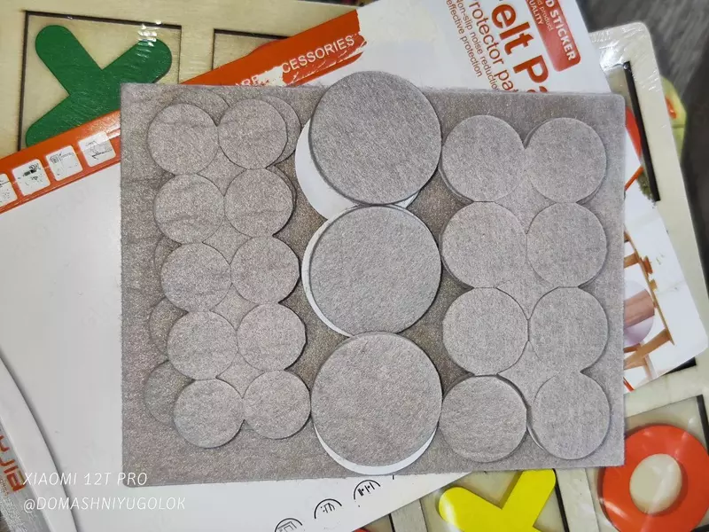 Самоклеящиеся войлочные накладки-протекторы для мебели