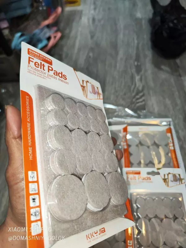  Самоклеящиеся войлочные накладки-протекторы для мебели - 