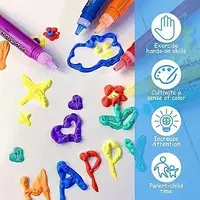 Уникальный набор ручек с Puffy Magic Ink для изготовления 3D-художественных изделий (6 шт) - 40 000 сум