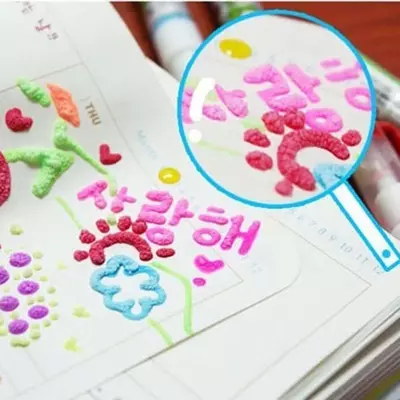 Волшебные маркеры - 3D эффект попкорна