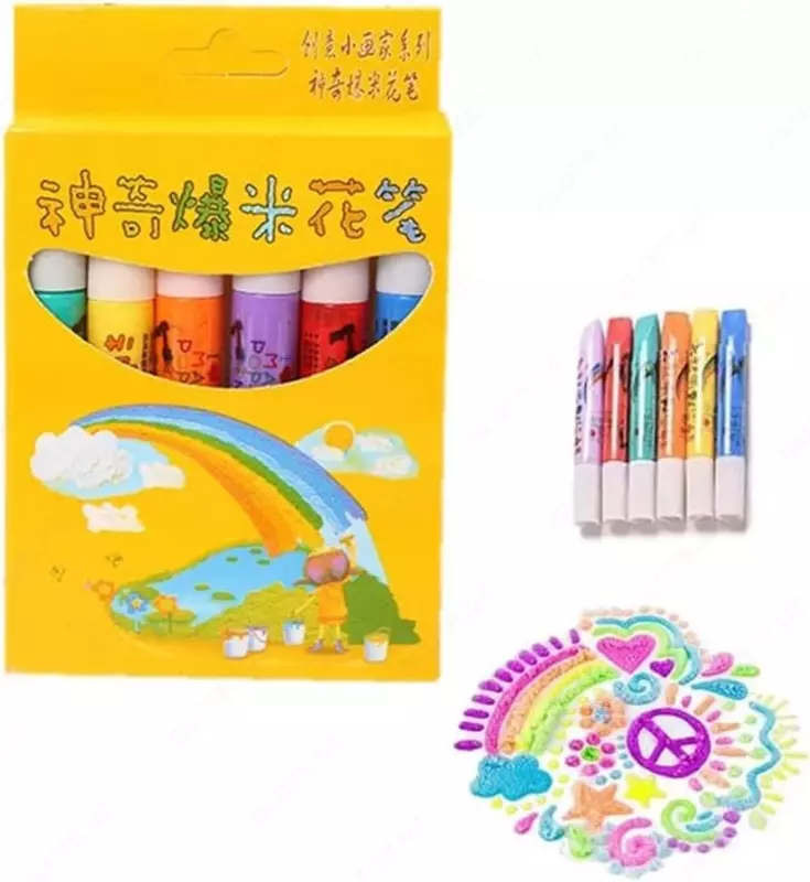 Волшебные маркеры - 3D эффект попкорна Только в розницу