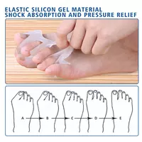  Силиконовый корректор BUNION (БУНИОНА) для большого пальца стопы - 