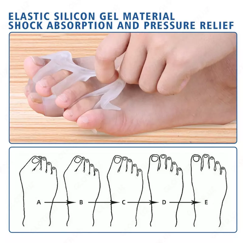  Силиконовый корректор BUNION (БУНИОНА) для большого пальца стопы - 