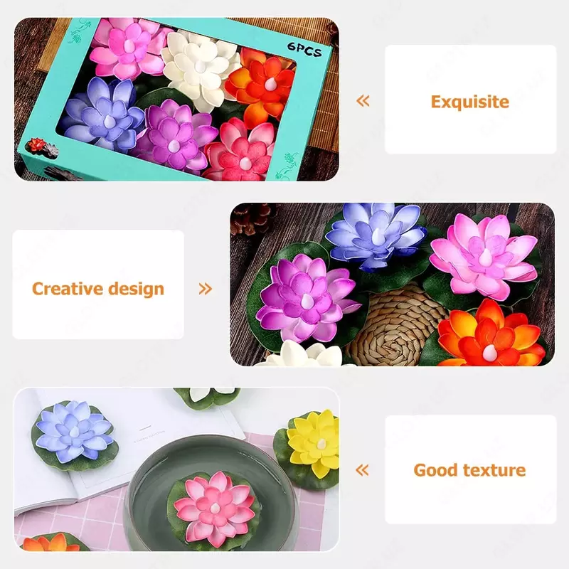 Набор "﻿Декоративная садовая кувшинка" (6 шт)