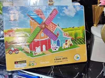 Трехмерные детские пазлы - 3D пазлы.