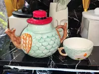 130 000 сум Набор "Керамический фарфоровый чайник и чашка в форме совы"