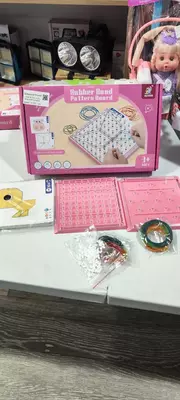 Геоборд с карточками "Пиши-стирай" - образовательная резиновая лента "Domashniy ugolok" XK