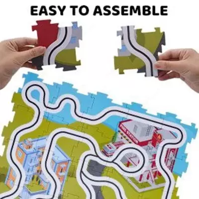 Детский игровой набор-головоломка с транспортными средствами Hiitytin.