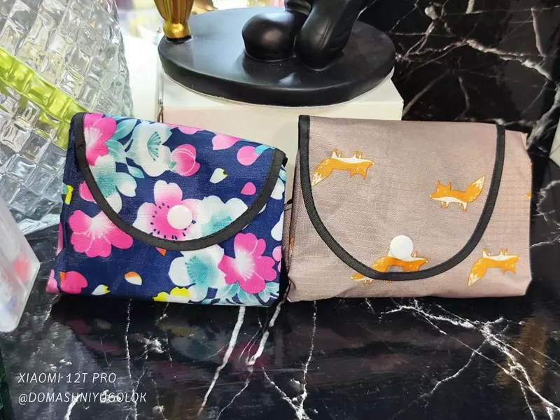 Экосумка сложной окраски микс с карманом Только в розницу