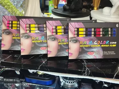 50 000 сум / шт. Набор "Цветные мелки-расчески для волос" (6 цветов)