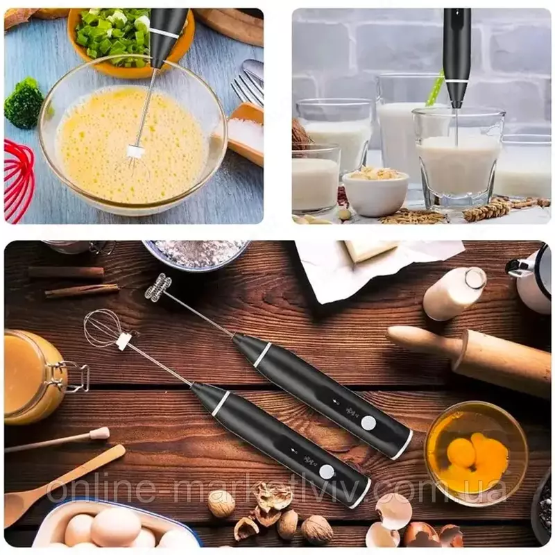 Электрический вспениватель молока - ручной мини миксер для кофе с USB