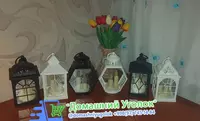 Декоративный светильник-фонарь (маленький)