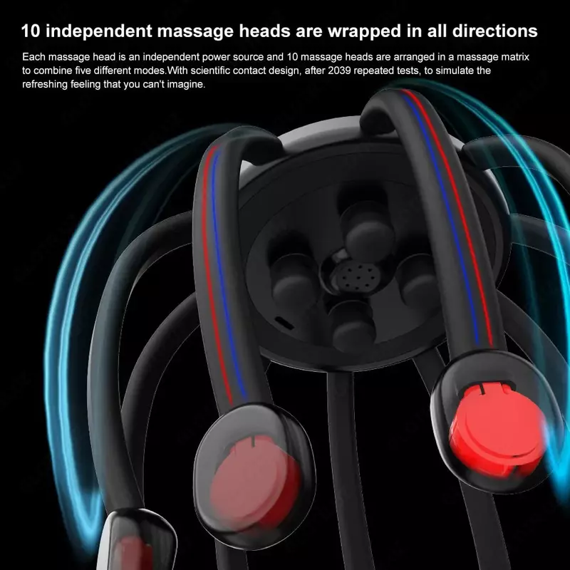 Электрический массажер "Осьминог" для головы .