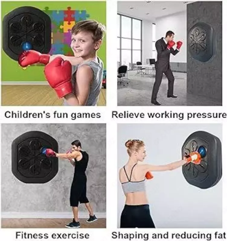 Музыкальная настенная макивара - Электронный боксёрский тренажёр