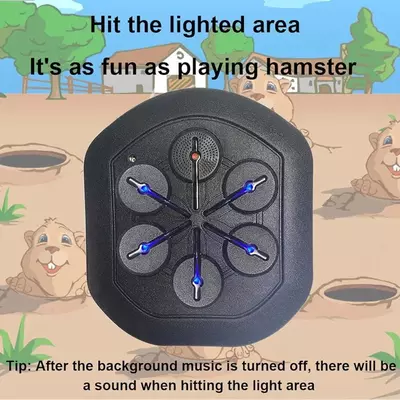 Музыкальная настенная макивара - Электронный боксёрский тренажёр