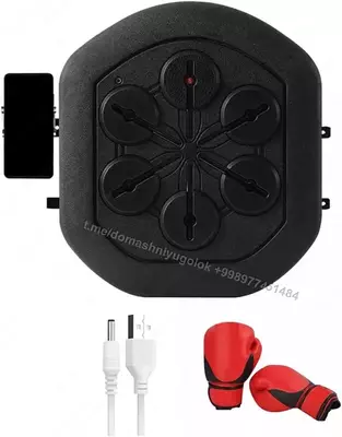 Музыкальная настенная макивара - Электронный боксёрский тренажёр