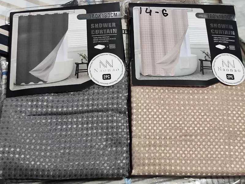 Тканевая штора в ванную (180*180см)