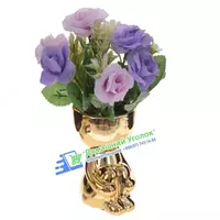   Цветочная композиция Розы (L11 W11 H19 см  4в).