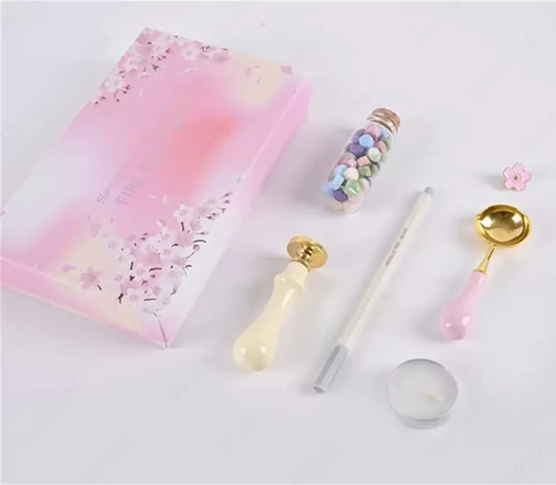 Подарочный набор разноцветных сургучных печатей - Штампы Surguch.