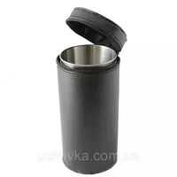  Набор больших стаканчиков в кожаном чехле (150 ml) - 