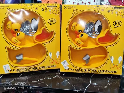 Набор посуды в форме утки для малышей