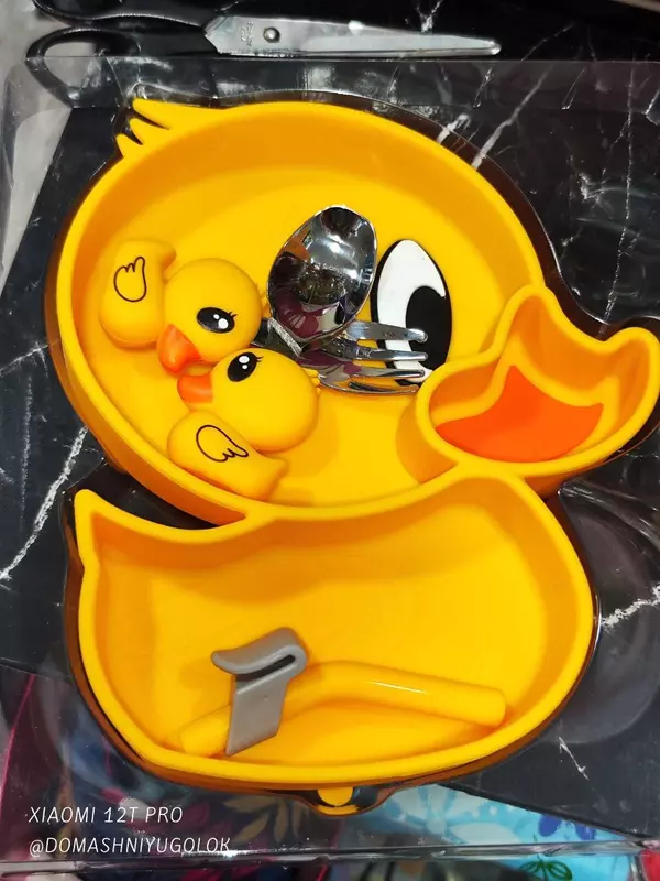 Набор посуды в форме утки для малышей - 150 000 сум