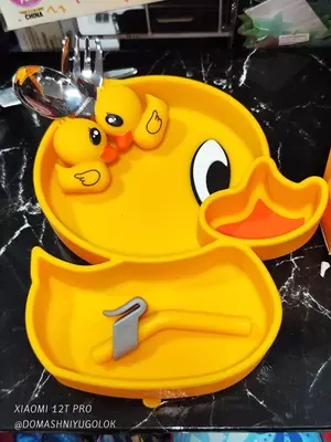 Набор посуды в форме утки для малышей