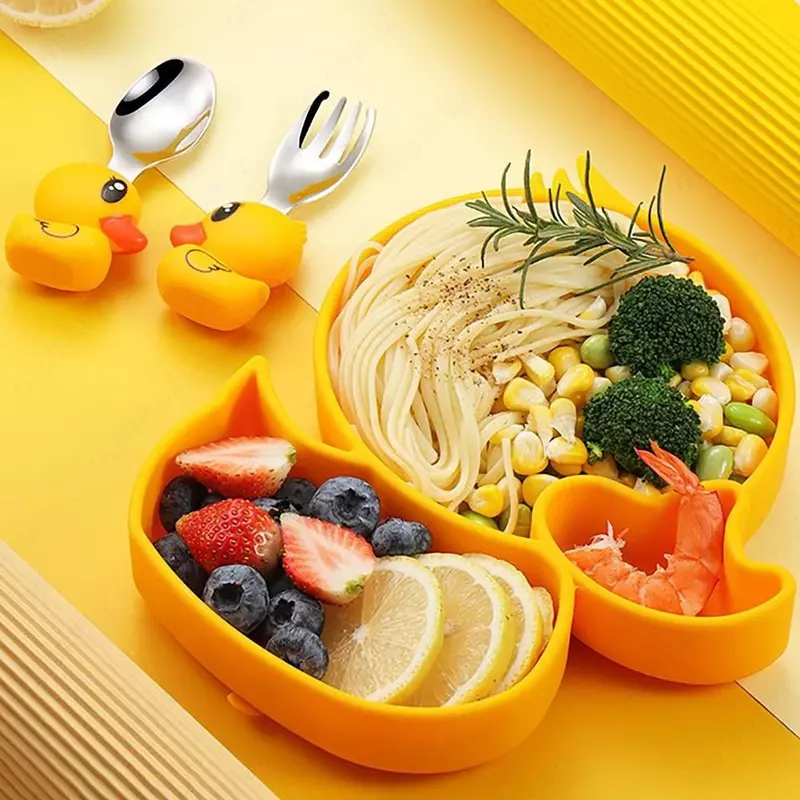 Набор посуды в форме утки для малышей
