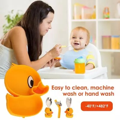 Набор посуды в форме утки для малышей