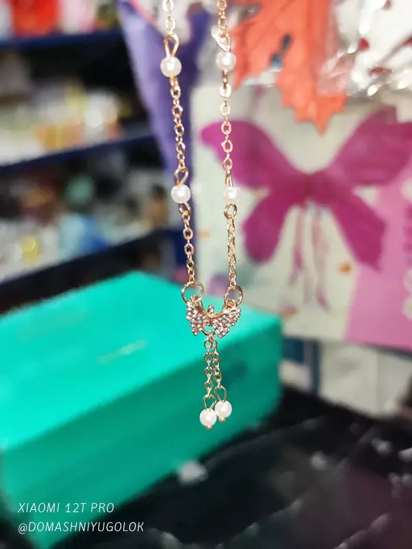 50 000 сум Ожерелье с подвеской-бабочкой