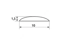   Демпфер-отбойник силиконовый самоклеющийся