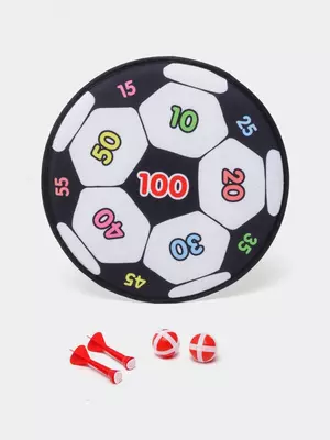 Детская доска для дартса с липким футбольным мячом