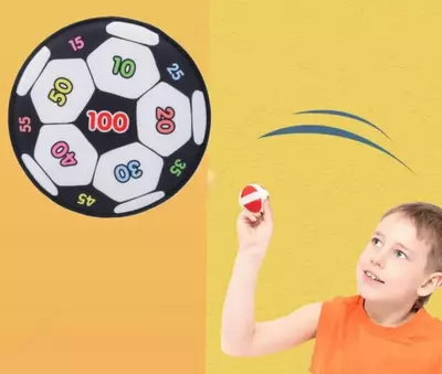Детская доска для дартса с липким футбольным мячом Только в розницу