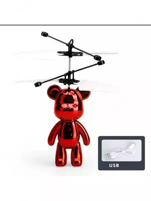 Детская игрушка "Летающий мишка" с датчиком движения и управлением руками - ЯТТ "Домашний Уголок"