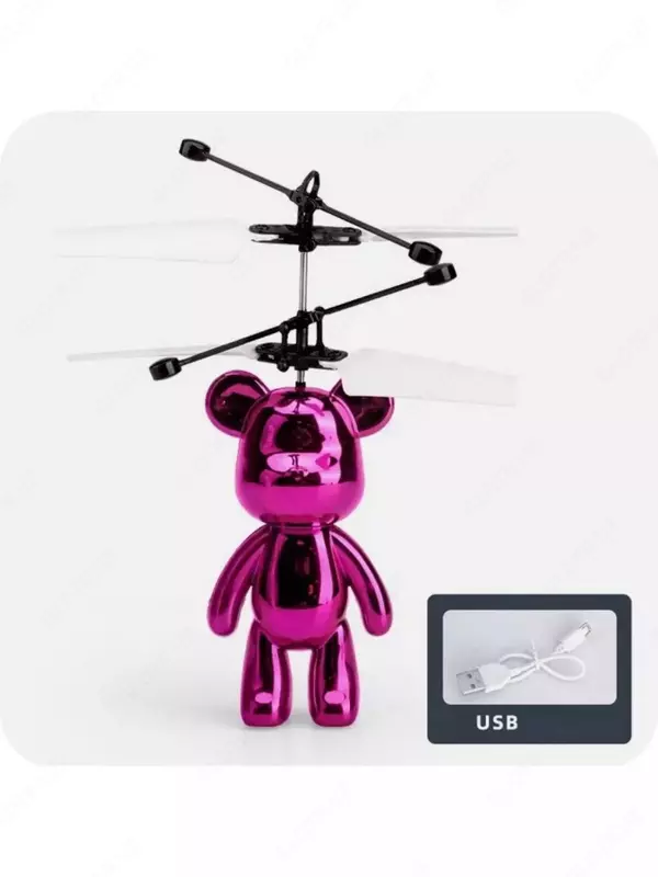 ЯТТ "Домашний Уголок" - Детская игрушка "Летающий мишка" с датчиком движения и управлением руками