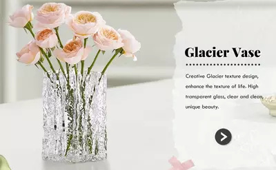 Стеклянная ваза Aoderun