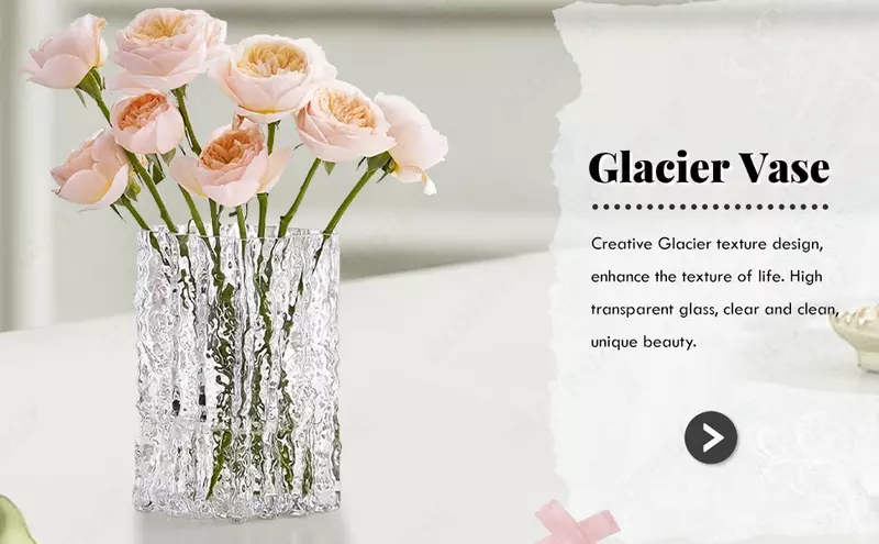 Стеклянная ваза Aoderun