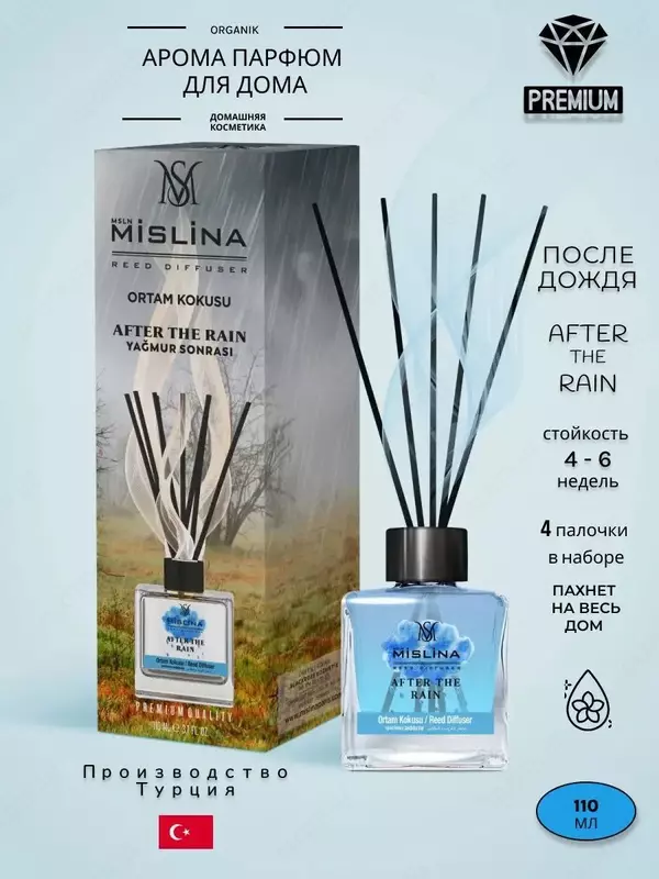 Ароматизатор "Запах после дождя" для дома (110 мл).