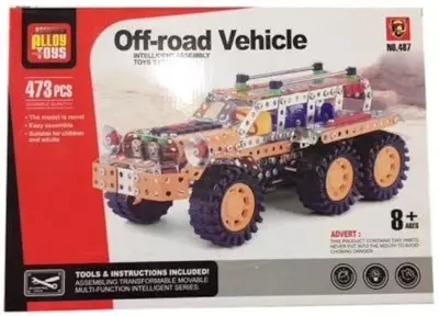 Конструктор металлический "Внедорожник" из сплава ( DIY 473Pc)