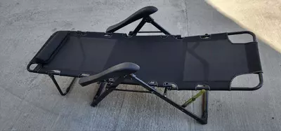 Шезлонг садовый складной для дома и дачи