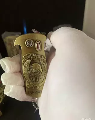 Креативная зажигалка turbo с изображением орла (3 в 1)