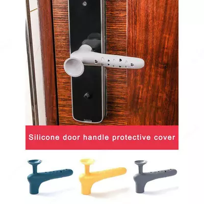 Противоударная силиконовая накладка на ручку двери