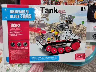 Строительный блок "Tank" ASSEMBLY ALLOY TOYS (193 шт.)