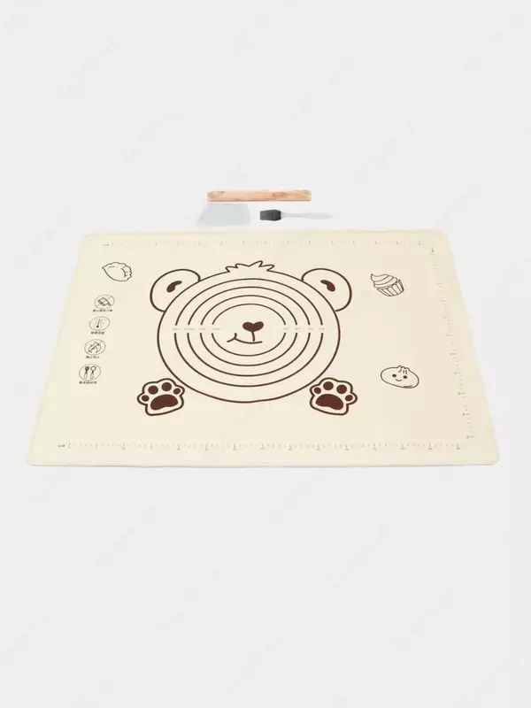 Силиконовый коврик для раскатки теста и выпечки (70*50см.).