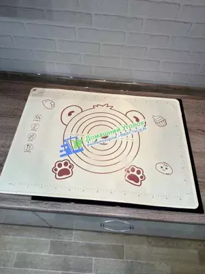 Силиконовый коврик для раскатки теста и выпечки (70*50см.).