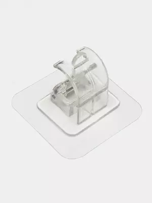 Универсальный самоклеющийся кронштейн-крепление для карниза (2 шт)